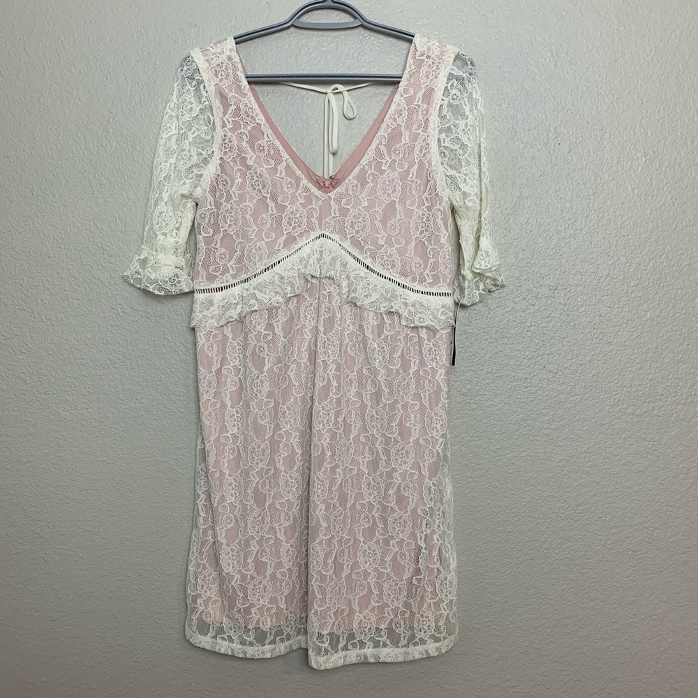 NWOT White lace dress